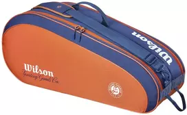Teniso krepšys Wilson Roland Garros 2026 Team 6PK, oranžinės ir tamsiai mėlynos spalvos WR8053301001