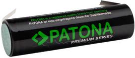 PATONA įkraunama baterija 18650 Li-lon 3000mAh PREMIUM 3,7V su litavimo kontaktais
