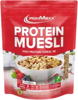 IronMaxx Protein Muesli 2000 g. Geriausias iki 2026-06-30 (Baltas Chocolate Vanilla skonis )
