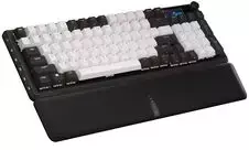 „Corsair VANGUARD 96“ žaidimų klaviatūra, mechaninė, RGB, 8000 Hz – MLX plazminiai jungikliai, ISO (DE), juoda/balta