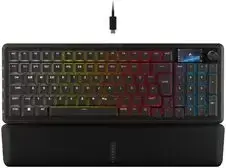 Corsair Vanguard 96 kabellose Gaming-Klaviatūra, mechanisch, RGB, LCD-Ekranas, DE-išdėstymas - juodas