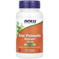 Now Foods Saw Palmetto uogų ekstraktas – 120 minkštųjų kapsulių