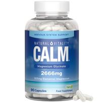 „Natural Vitality Calm“ magnio glicinatas – 90 kapsulių