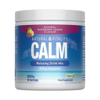 „Natural Vitality“ „CALM“ guminukai su aviečių ir citrinų skonio – 200 g