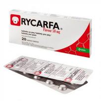 Rycarfa Flavour tabletės šunims uždegimui ir skausmui mažinti, 10 tablečių / 50 mg