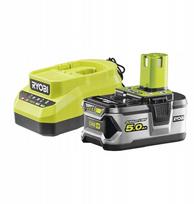 Ryobi One+ 5.0Ah + įkroviklis RC18120A-150 | 5133006918 | 4892210255396