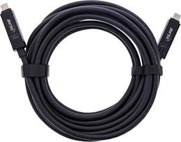 USB kabelis InLine InLine® USB 3.2 Gen.2 AOC kabelis, USB-C kištukas/kištukas 8K60Hz 60W, Black, 7,5m | 4043718343485 | 4043718343485