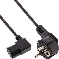 InLine 60er B-Paketas InLine® Maitinimo laidas, apsauga kampu / C13 dešinysis kampas, Black, 0,5m | 4043718342570 | 4043718342570