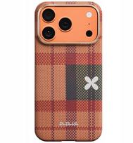 Pitaka dėklas PITAKA Flora in Grid Edge iPhone 17 Pro cloud dusk | 741654369623 | 741654369623