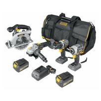 Rinkinys elektrinių įrankių Bosch 4 įrankiai 2X4AH 18V | NEW 4 TOOL KIT | 4772013500308