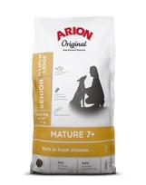 Arion Original Mature 7+ Senior subrendusiems ir vyresniems vidutinių ir didelių veislių šunims su vištiena, 12 kg