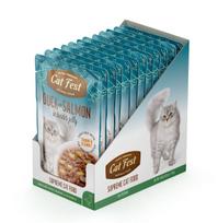 CatFest Antienos filė su lašiša želė, šlapias kačių maistas, 12 x 70 g