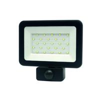 LED lauko prožektorius su davikliu TOPE TAMASENS 20 W, juodas