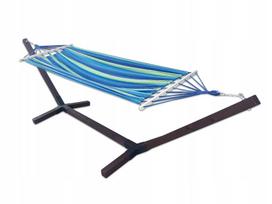 Dviviečio hamako komplektas su stovu COMFORT ZONE, iki 200 kg, nešiojamas