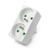 AC adapteris - 1 kištukas - 2 lizdai