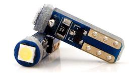 LED lemputės T5, 3SMD, PCB, mėlynos
