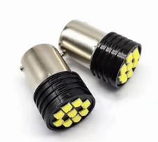 LED lemputė BA15S 1156-3030-9SMD