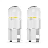 LED lemputės W5W-T10, COB, 3W, geltonos