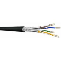 Draka Verlegekabel, Erdkabel UC900 SS23, Cat 7, S/FTP, PiMF, schwarz, 100m Ring | 60015266 | 4065624014556