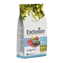 Exclusion Mediterraneo maistas šuniukams su tunu, M, 3 kg