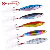 „Sougayilang“ 5 vnt. žūklės masalas, metalinis žirginis masalas, švininis kabliukas žvejybai, dirbtinis suktuko masalas 5pcs