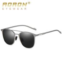 aoron TR90 rėmeliai fotochrominiai poliarizuoti akiniai nuo saulės vyrams, moteriški klasikinio dizaino anti-glare Day Night Vision vairavimo akiniai pilka spalva/juoda