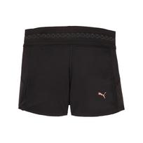 Puma Engineered Mesh Shorts Pamela Series Solid Color High Waist Sports Shorts Women Shorts Black 525147-01 XXS black