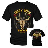 AKCIJA 30% - Guns N Roses 2025 m. turas Wacken išskirtinis liepos 31 d. marškinėlis Visų dydžių XL