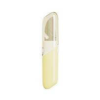 Folding Fruit Knife & Peeler Set Portable Multi-Tool with Stainless Steel Blade Zester Bottle Opener Compact Essential Gadget for Fruits Vegetables & geltona