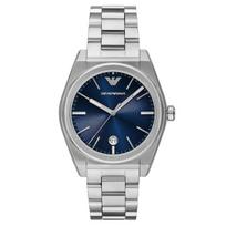 Emporio Armani AR11620 Mėlynas ciferblatas Vyriškas laikrodis 41mm sidabras