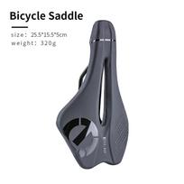 ESLNF Universal Hollow Bike Saddle Comfort Shock-Absorbing Bicycle Seat Cushion Non-Slip Wear-Resistant for MTB Road Cycling