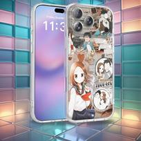 Karakai Jozu no Takagi San For iPhone 17,12,11,14,13,15,16,Plus,Air,Pro,Max,E,Mini for Magsafe Magnetic Frosted Phone Case iPhone14ProMax