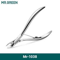 MR.GREEN Nagų odelių žirklutės Manikiūro žirklės Nerūdijančio plieno negyvos odos valiklis Stūmiklis Žirklės kirpimui gray