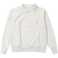 Nike Logo Embroidered Zip-Up Casual Long Sleeve Hoodie Men Tops Light-Mineral-Brown FN3030-104 L
