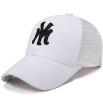 Kepurė, Pavasario ir Vasaros Lauko Sporto Vyriška Beisbolo Kepuraitė, Skrybėlė Nuo Saulės, Madinga Kepurė Moteriška Apsauganti Nuo Saulės Tinklelio Kepurė Adjustable balta