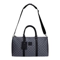 Jordan Poliesterio Monogramos Krepšys, Bagažo Krepšys, Sportinis Krepšys, Kelioninis Krepšys Unisex Tamsiai Dūminės Pilkos Spalvos Jordan JD2413019AD-002 black