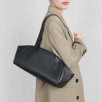 Genuine Leather Tote Bag, Fashionable and Niche Wing Bag, Large-capacity Commuter Handbag for Women juoda