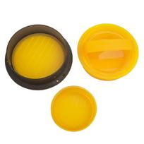 Round Hamburger Burger Press Beef Grill Food-Grade ABS Hamburger Helper Meat Press Cutlets Patty Maker Mold Kitchen Gadgets geltona