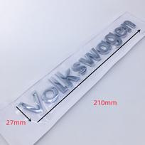 VOLKSWAGEN VW Volkswagen Automobilio Stilius ABS Emblemos Lipdukas Golf Passat Polo Tiguan Scirocco Jetta Caddy T-ROC R Galinės Bagažinės Volkswagen 1pcs raudona