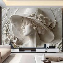 3D Stereo Modernus Nuotraukų Tapetas Reljefinis Sienų Muralis Svetainei Miegamajam Valgomajam Sienų Popierius 200 cm(W) x 140 cm(H)