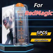 5Pcs For ZTE Nubia Redmagic Red Magic 8 8S 9 9S 10 10S 5G Screen Protector 9H Tempered Glass Film Full Coverage Edge to Edge Pro ZTE nubia RedMagic 11 Pro