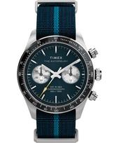 Waterbury Heritage 5 ATM Water Mineral Blue [TIMEX] Watch, Quartz, Resistant, Glass, Dial, TW2Y39000, Men's [Authentic] mėlyna