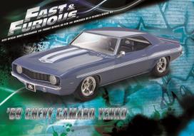 Revell Greiti ir įsiutę 1969 Chevy Yenko Camaro plastikinis modelis 1:25