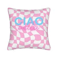 Ciao Bella Italy Pillow Cover Comfy Cushion Cover Kawaii Pillow Case For Chair Sofa Home Decor Peach skin 18*18(CM)-1Pcs