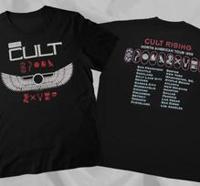 The Cult Rising 1999 Tour Muzikinis Marškinėlis Unisex Gerbėjams S5XL L