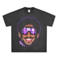 Kobe Bryant Portrait Oversized Washed T-Shirt S įvairiaspalvis