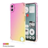 For Nothing CMF Phone 2 Pro Clear Gradient Airbag Back Cover For Nothing CMF Phone 2 Pro Transparent Soft TPU Shockproof Case For CMF Phone 2 Pro
