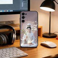 Avalokiteshvara Phone Case For Samsung S25,S24,S21,S22,S23,S30,Ultra,S20,Plus,Fe,Lite,Note,10,Black Cover Samsung S22plus5G