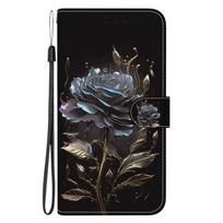 Samsung A17 5G dėklas Piniginė Laikiklis Telefono dėklas Funda Samsung Galaxy A17 A 17 5G SM-A176B dangtelis Madingas Odinis Atverčiamas dėklas For Samsung A17 5G black
