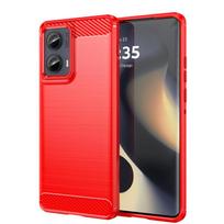 For Motorola Moto Edge 2025 Case Motorola Moto Edge 2025 Cover Shockproof Brushed TPU Protective Phone Back Cover Moto Edge 2025 Moto Edge 2024 raudona